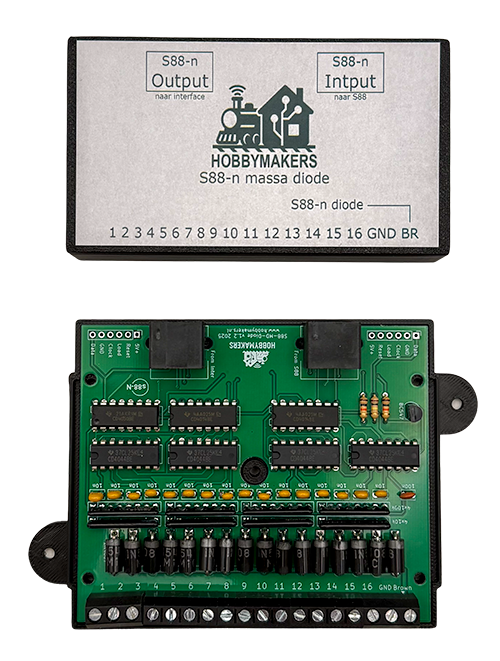 S88 Massa-Diode Behuizing – 3D Geprint