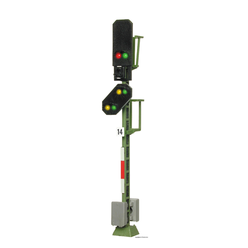 Viessmann Bloksein met voorsein H0 (4014)